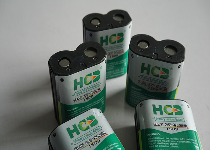 1500mAh CR-P2 Lithium Battery Pack , Lithium Battery Pack Lithium Manganese Dioxide Cell Gas Meter NB-IoT Meter