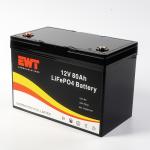 Commercial Storage 12V LiFePO4 Lithium Ion Battery Pack 12.8V 80Ah Lithium Iron