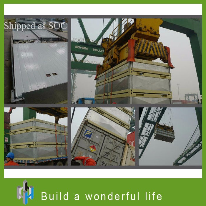Waterproof EPS sandwich Panel prefab container house for Sale