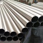 304 Mirror Stainless Steel Seamless Pipes Polished Sanitary Piping Non Alloy