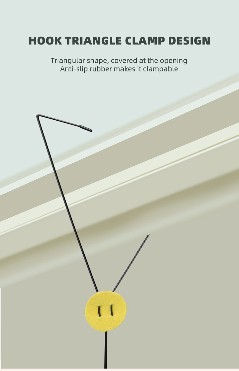 Cat Feather Toy Retractable Teaser Hanging Interactive Indoor Cats OEM/ODM Accepted