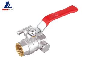 Quality CNC Machines Brass Ball Valve Drain Cock CW617 25 Bar wholesale