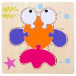Montessori Games Baby Toys Animals Traffic Kids 3D Puzzles Wooden Cartoon