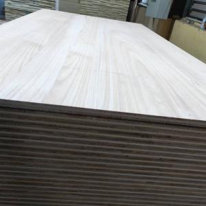 Quality FSC 100% Certificate Multilayer Furniture Panels with Paulownia Wood Board Material wholesale