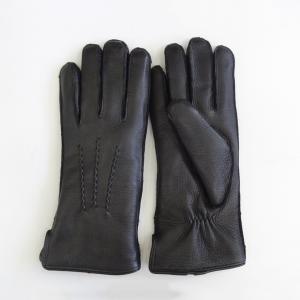 Quality Factory price of shearling lining women deer gloves wholesale