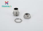 M20 Waterproof Cable Gland , Metal Brass Cable Connector With 6 - 12mm Dia