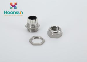 Quality M20 Waterproof Cable Gland , Metal Brass Cable Connector With 6 - 12mm Dia wholesale