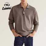 Personalised Adult Cotton Polo T Shirts Collar Business Anti Wrinkle