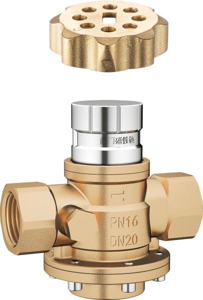 1400 Female x Female Constant Flow Brass Valve PN16 Precisely Adjustable Sizes