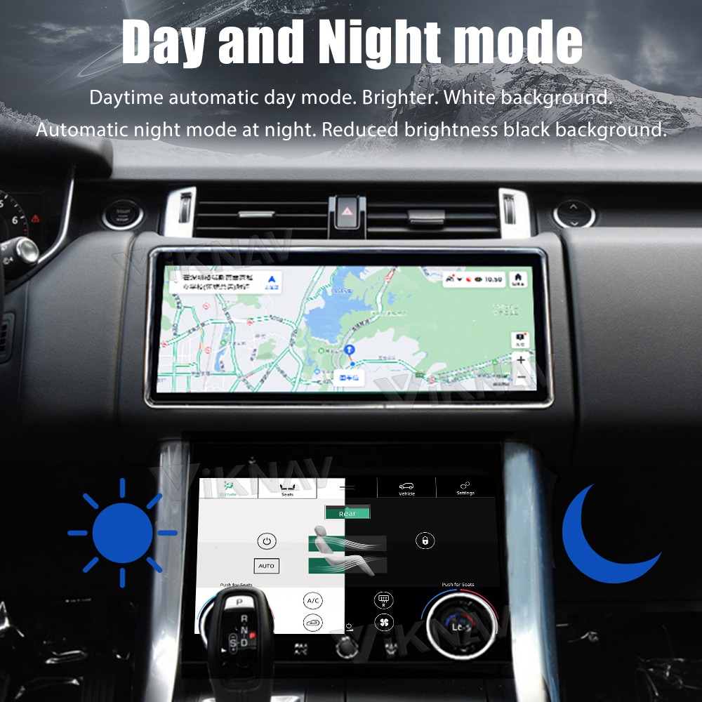 Android 13.0 head unit For Land Rover Range Rover Sport L494 2013-2017 touch screen climate control car stereo with AC