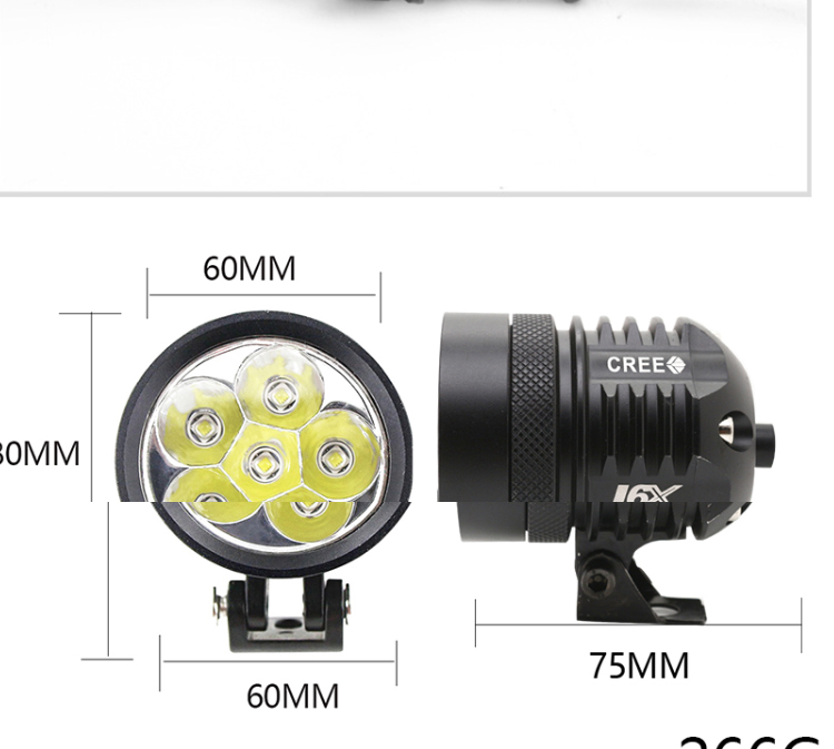 motorcycle headlight led L4X L6X 40W lamp electric vehicle 4-bead headlamp lighting car spotlights