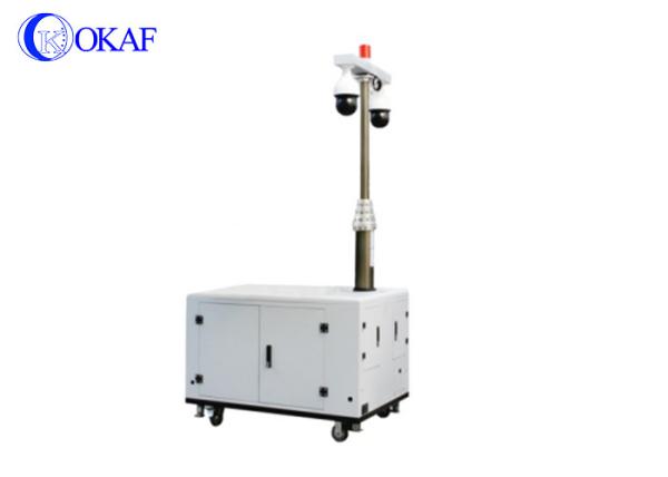 360° Continuous Rotation Mobile Surveillance Trailer Urgent Surveillance Solar