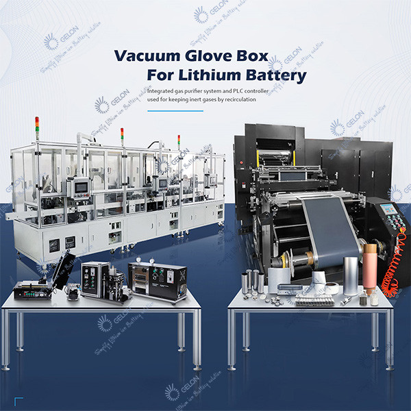 Single Working Station Vacuum Glove Box Lithium Ion Battery Manufacturing Equipment