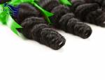 7A Sensationnel Unprocessed Human Hair Extensions Jet Black Wavy Hair
