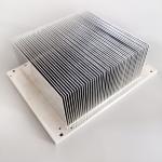 Silver Practical Rectifier Heat Sink , Rustproof Aluminum Heat Sink Fins
