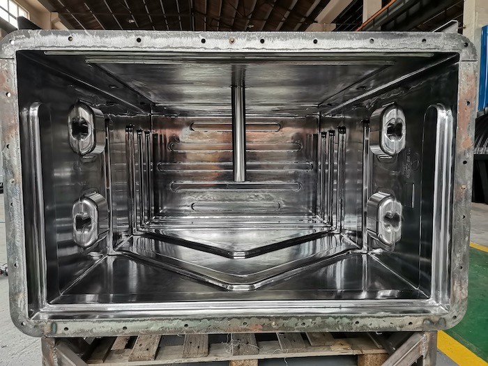 Rotational Moulding Mould For Plastic Linen Trolley