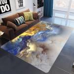 Aesthetic 3D Printed Artistic Living Room Carpet Bedroom Area Rugs Customized