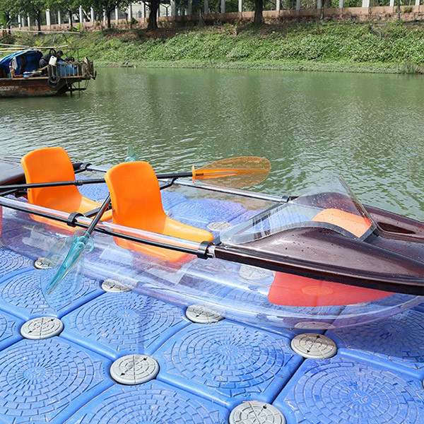 UV Protection Thick Clear Plastic Kayak With Balance Rod Easy To Operate