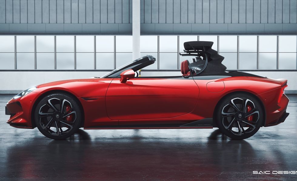 MG Cyberster Soft Top Pure Electric Cars With 501km Range And Top Speed 193km