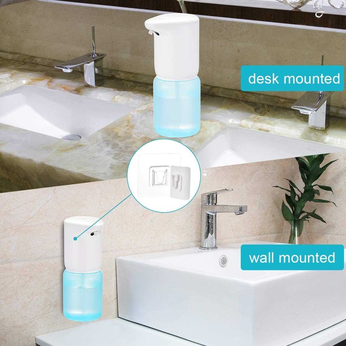 Office Auto Spray Soap Dispenser USB Charging Rohs Touchless