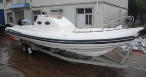 Quality Long 9.6m Semi - Rigid Inflatable Yacht Tenders Motorized Inflatable Boats RIB960 wholesale