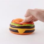 Cute Bread Jumbo Cat Head Burger Soft PU Stress Relief Slow Rising Squishy