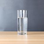 Transparent 11oz Water Drinking Glass 2.5mm Thickness With Chip Resistant Rim