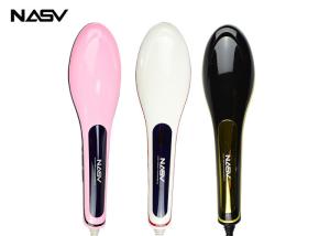Quality Electric Hair Straightener Brush Home Beauty Machine NASV 100 With Lcd Display wholesale