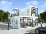 Steel Sheet Detachable Container House Sandwich Panel Converted Shipping