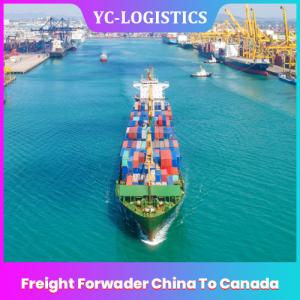 Quality EXW DDU Freight Forwarder China To Canada 24h Online Collect Service wholesale