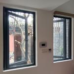Durable Aluminum Frame Retractable Screen Window with Fiberglass Screen