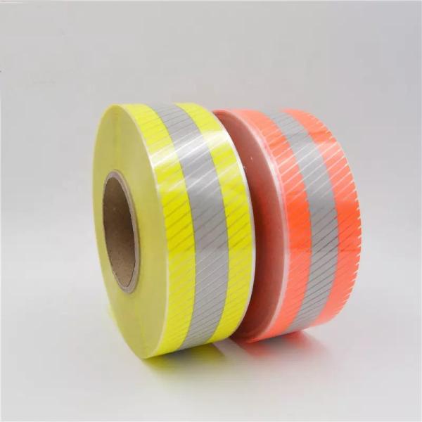 6 inch 4 inch 12 inch wide Heat Transfer Reflective Tape fluorescent orange