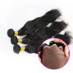 Raw Long Malaysian Virgin Hair Extensions , 3 Bundles Of Malaysian Curly Hair