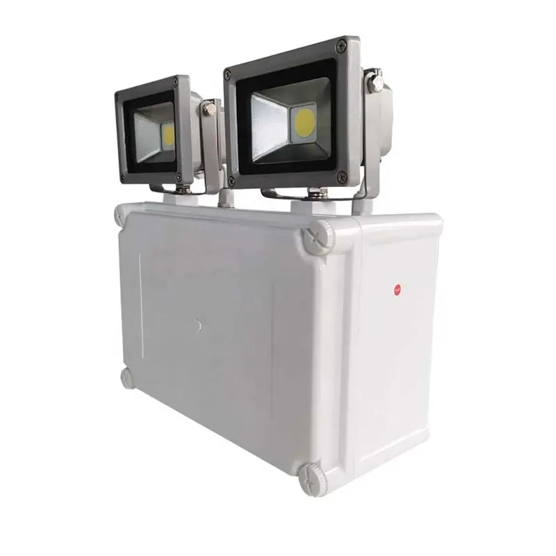 High Brightness Led Rechargeable Twin Spot Emergency Lights For Shopping Mall