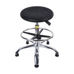 20 Inches Seat Indoor PU Leather Chair Indoor Clear Room Chair With Wheels