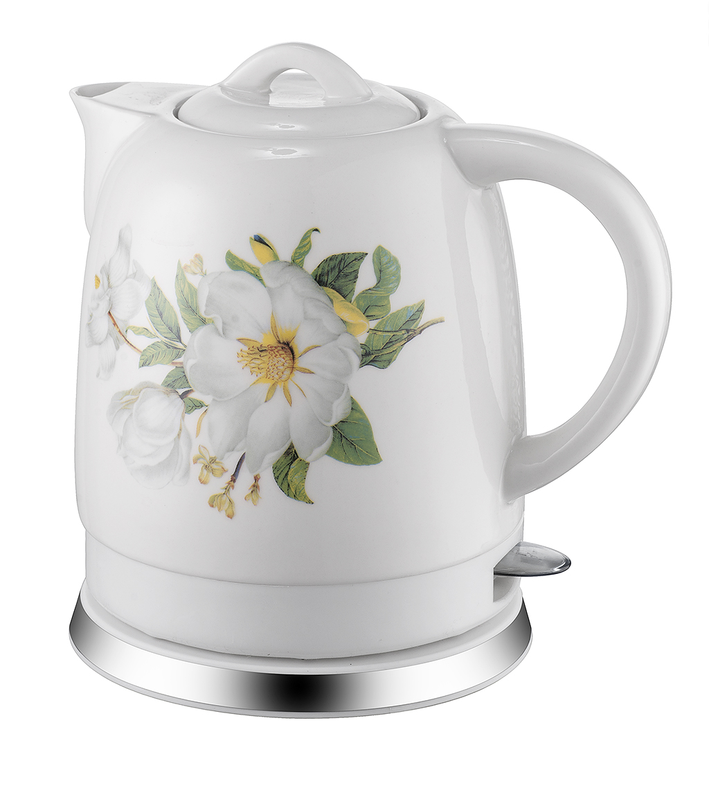 Electric Kettle Superior EU Hot-selling The Ceramic 1L 1.2L 1.5L 220V 110V Electric Kttle Water Heating Plastic Silver C