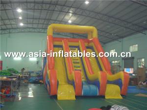 Quality Durable Inflatable Double Lane Water Slide For Aquatic Park Games wholesale