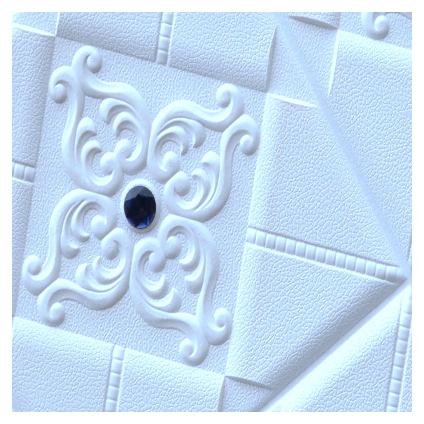 Wall Coating 3D Brick Design Foam Wallpapers for Administration Easy Installation
