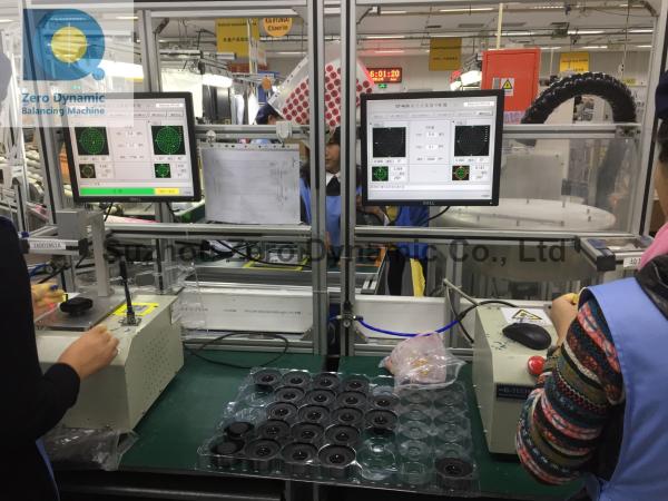 High Precision Fan Blade Balancing Machine , Blower Impeller Gripper Balancing