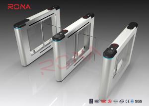 Quality Fingerprint Entrance Swing Barrier Gate Stainless Steel For Handicap Channel wholesale