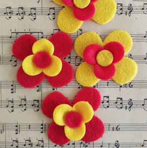 Quality Sewing Technic Fabric Craft Flowers Individual Toddler Girl Headbands wholesale