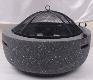 Quality MGO Stone Design 59.5*34.5cm Steel Barbecue Grill Portable Bbq Pit wholesale