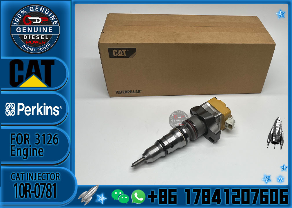Construction Machinery Parts Diesel Engine Injector 10R-0781 222-5966 173-9379 For 3126B 3126E CAT Diesel Engine Injecto