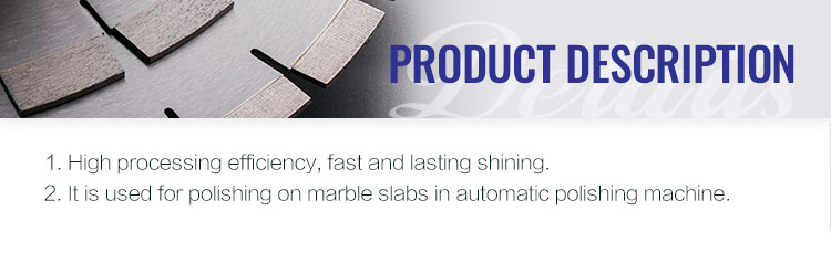 Marble Polishing Tools Wet Frankfurt Grinding Abrasive for Porcelain and Glazed Marble