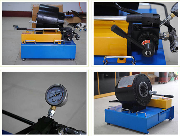 Manual Hydraulic Hose Crimping Machine With 70Mpa Max Pressure