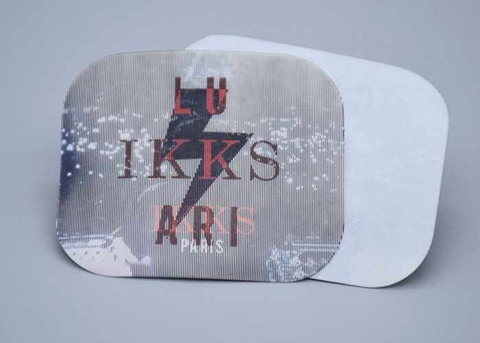 TPU Material Printed Custom Garment Labels With Four Colour Logos