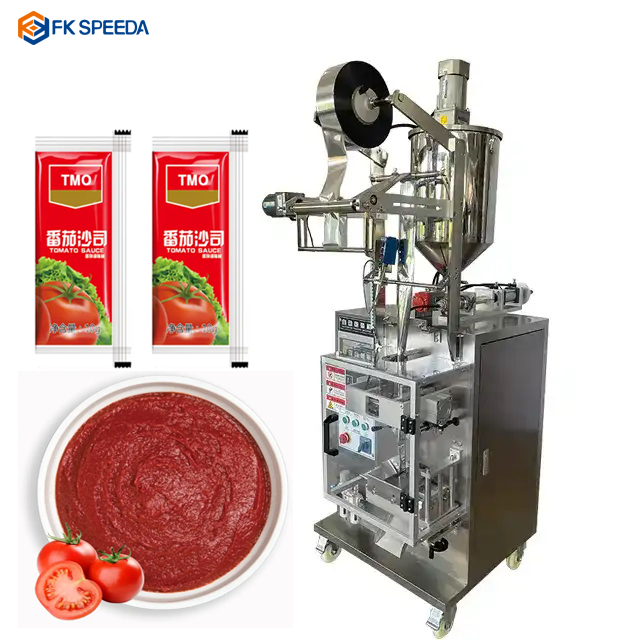 Multi-function Automatic Sachet Bag Packing Machine for Chili Sauce Honey Ketchup