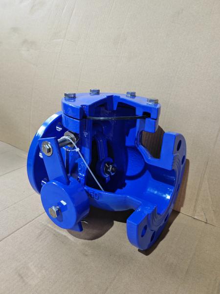 Metal Seat Swing Check Valve With Counter Weight DIN3356 Standard Cast Iron