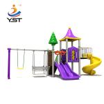 Plastic Game Equipment Children Playground Slide Outdoor Double Tube Kids Toys
