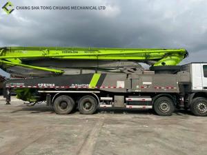 Quality In 2017 Zoomlion Green Remanufactured Used Concrete Boom Pump Truck 56M Installed wholesale